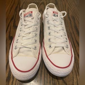 White converse sneakers